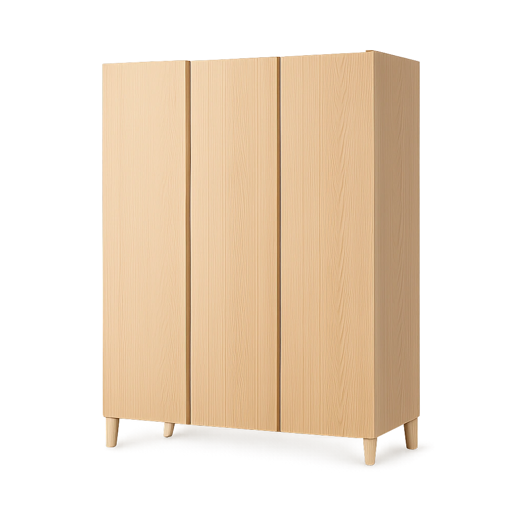 QMM Komplettes Babyzimmer-Set Maya mit Kleiderschrank, Kommode und Wickelaufsatz