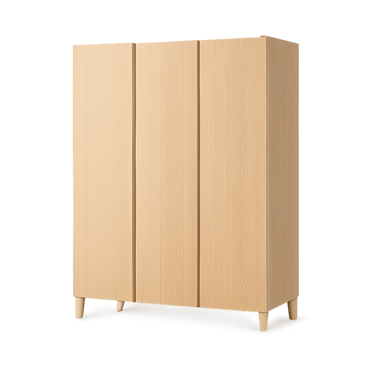 QMM Komplettes Babyzimmer-Set Maya mit Kleiderschrank, Kommode und Wickelaufsatz