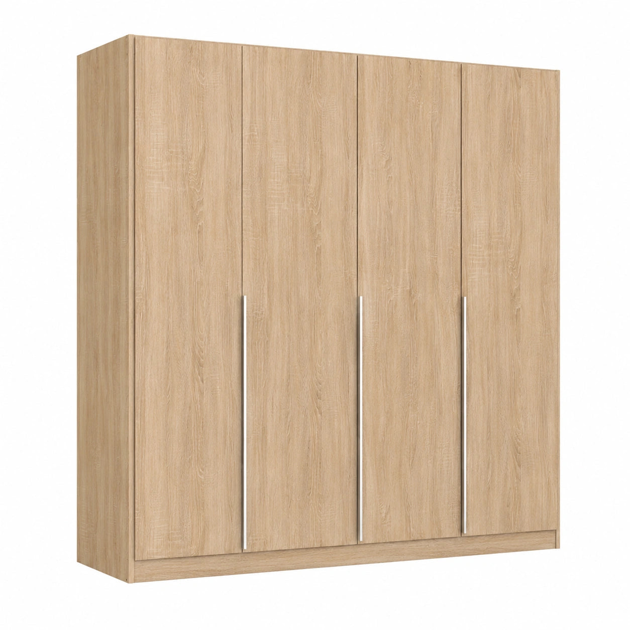 Rauch Möbel Kleiderschrank mit Zubehör, 5-türig, Eiche Sonoma, 226 cm
